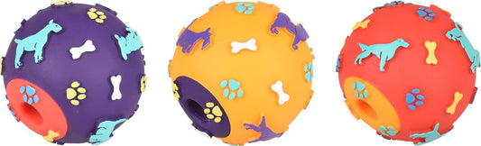 Flamingo hondenspeelgoed – snackbal taurus ø11cm – vulbare snackbal voor honden – interactief hondenspeelgoed